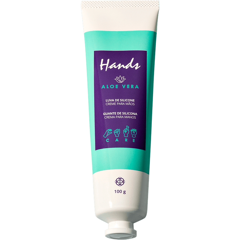 🏷️【Tudo Sobre】→ Luva de Silicone Hinode com Aloe Vera 100g