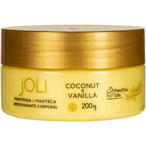 Manteiga Corporal Joli Vanilla e Coco 200g