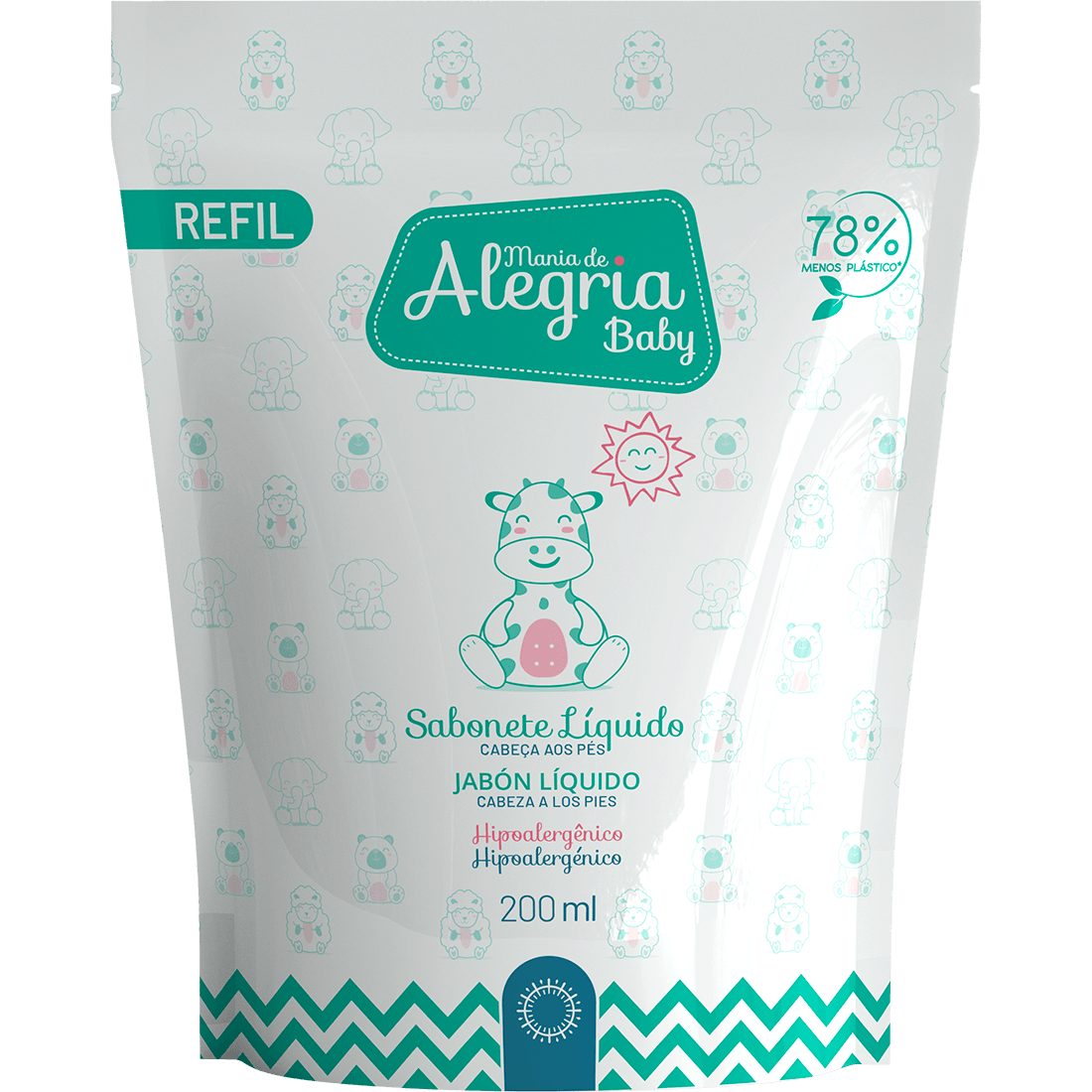 Hoje é o melhor dia para comprar  Refil Sabonete Líquido Mania de Alegria Baby 200ml  com aquele preço maroto! Promoção! Aproveite a oferta!