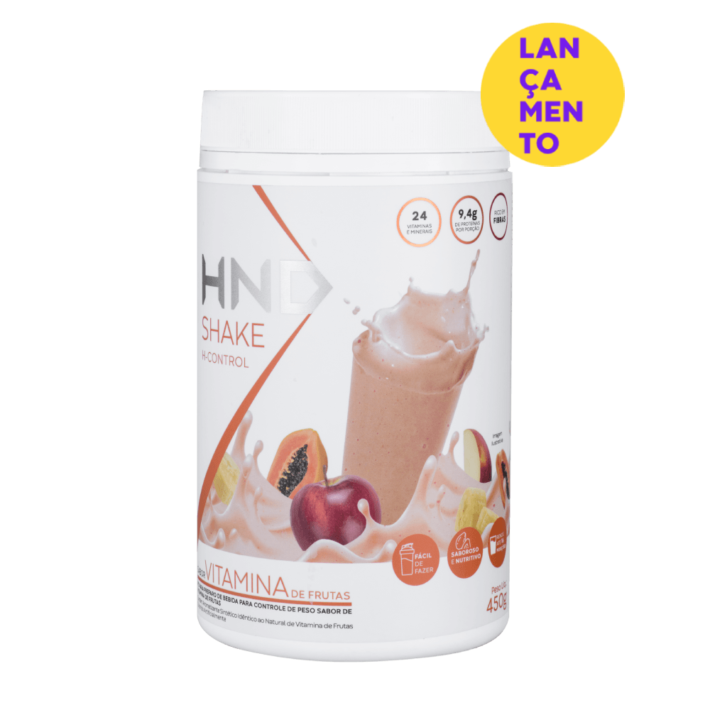 Shake H-Control Sabor Vitamina de Frutas HND 450g - Hinode