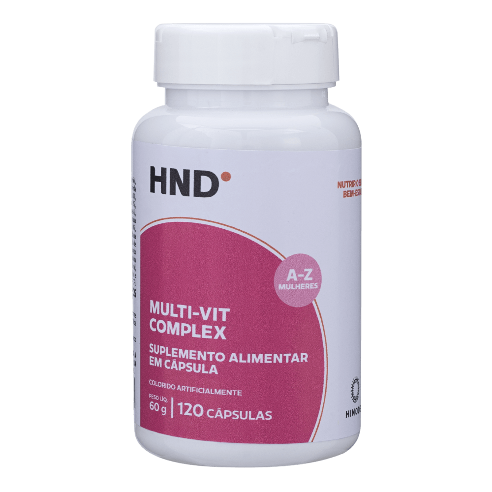 Suplemento Alimentar Mult-Vit Complex Mulher 120 Cápsulas - Hinode ...