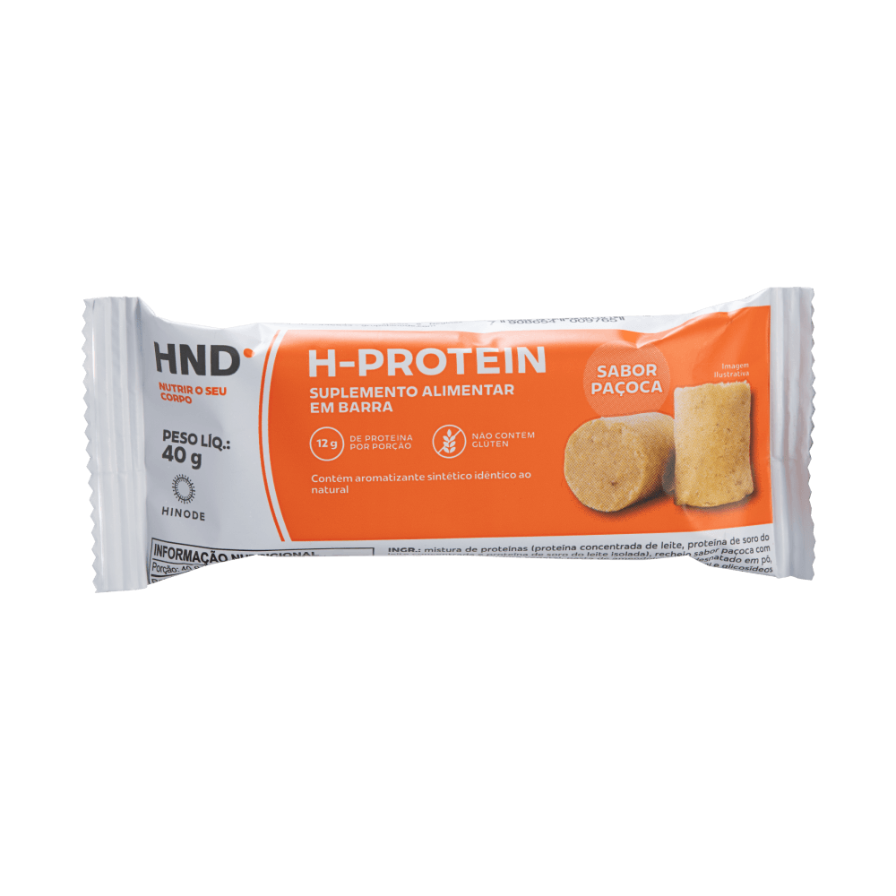 Suplemento Alimentar em barra Sabor Paçoca HND