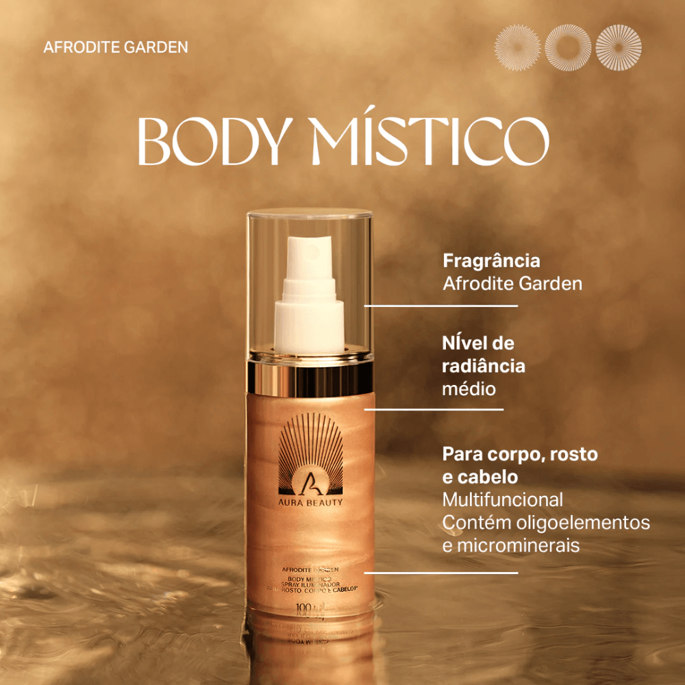 Body Místico Afrodite Garden Aura Beauty Jade Picon - Hinode