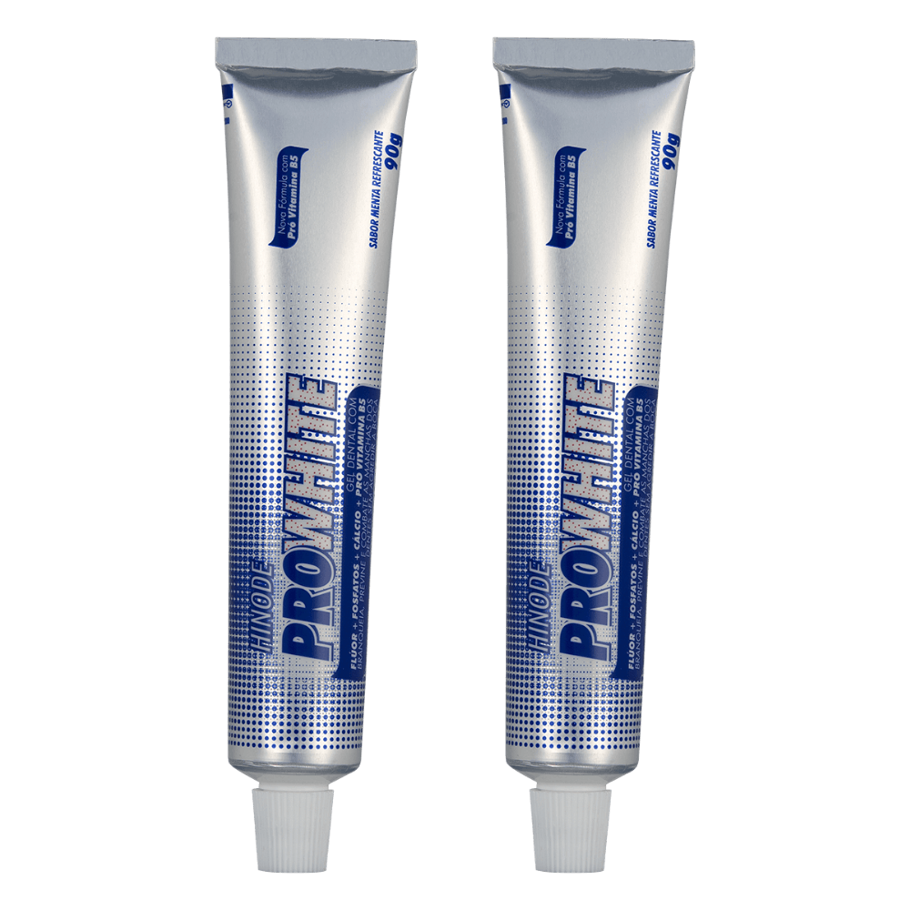 Kit 2 Gel Dental Clareador Pro White 90g