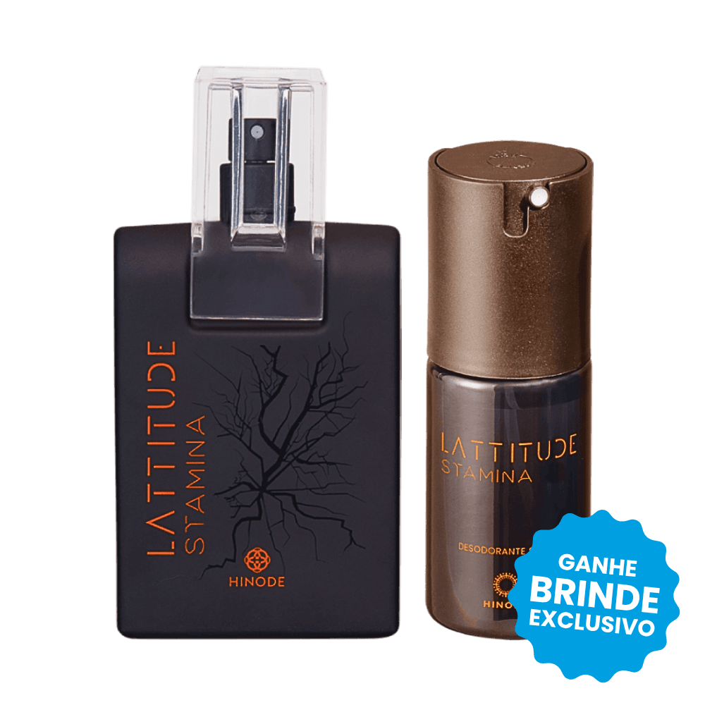 Kit Lattitude Stamina Deo Colônia + Deo Spray