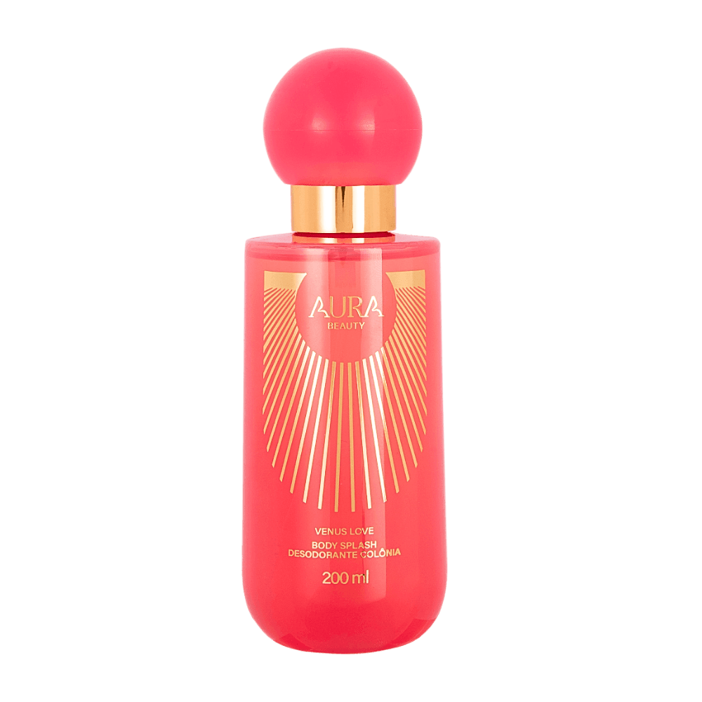 Body Splash Desodorante Colônia Aura Beauty Venus Love 200ml