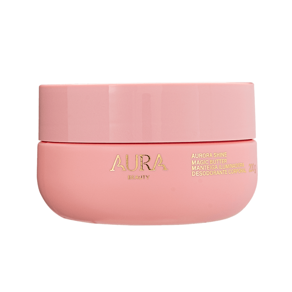 Aurora Shine Magic Butter Manteiga Iluminadora Desodorante Corporal Jade Picon 200g