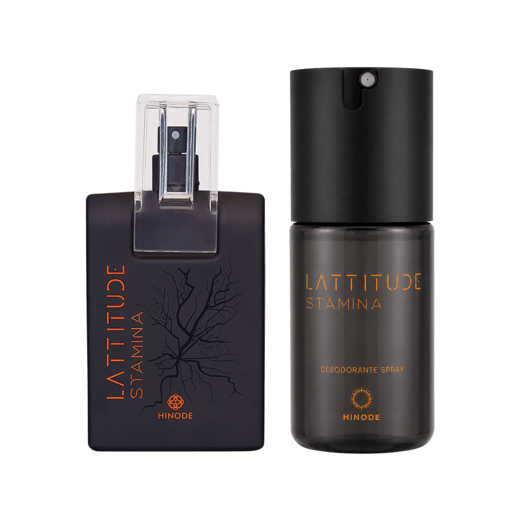 Kit Lattitude Stamina Deo Colônia + Deo Spray