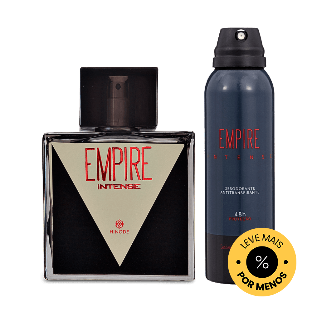 Kit Empire Intense Deo Colônia e Desodorante Aerosol