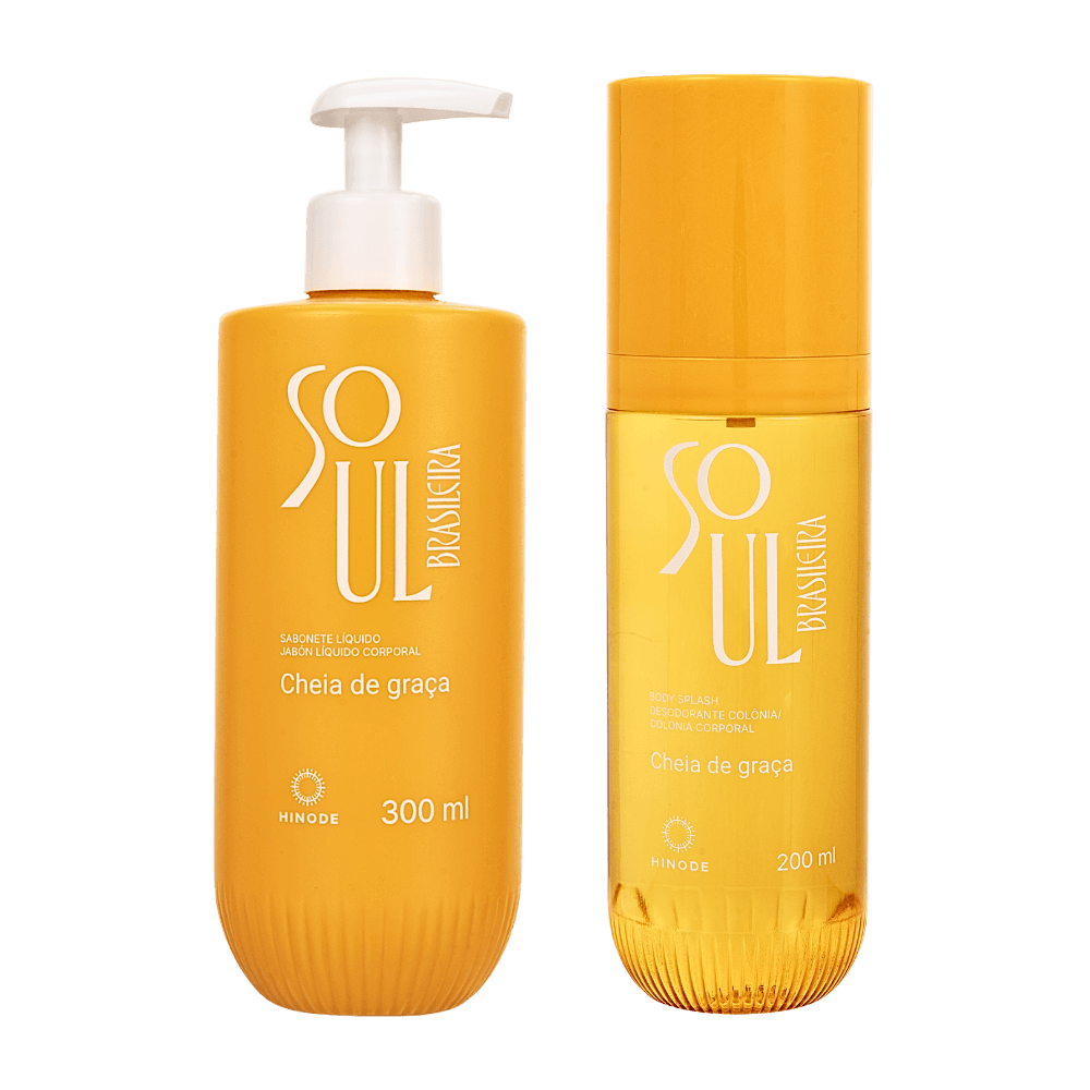 Kit Body Splash + Sabonete Soul Brasileira Cheia de Graça