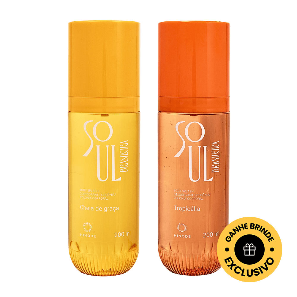 Kit Body Splash Soul Brasileira 200ml