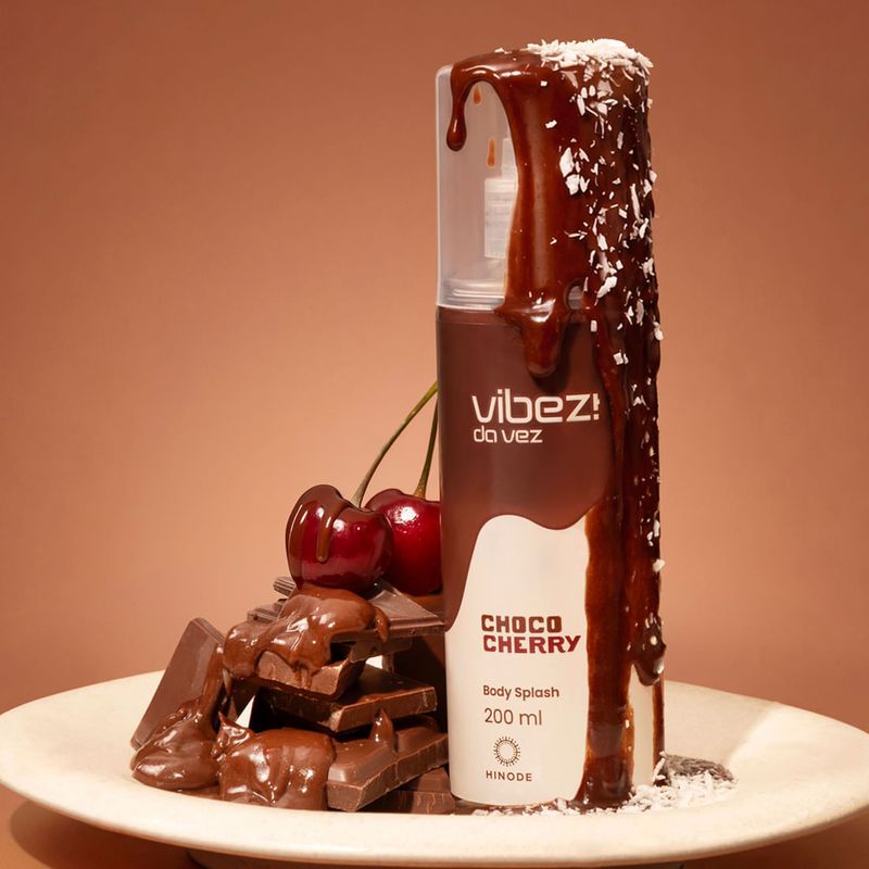 Kit 2 Body Splashes Vibez da Vez! Choco Cherry-1789736203688
