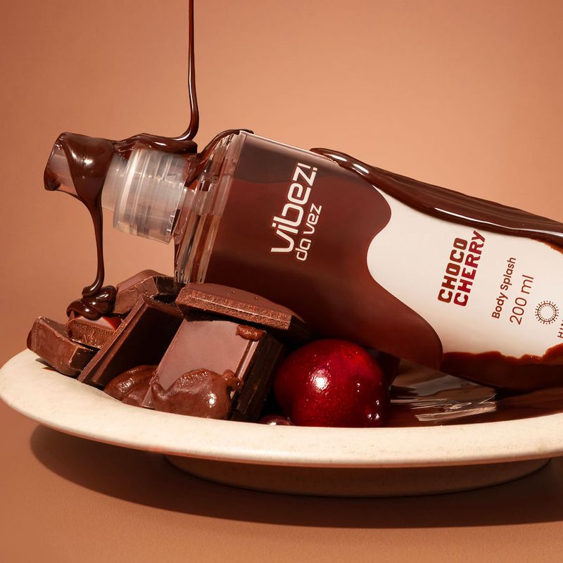 Kit 2 Body Splashes Vibez da Vez! Choco Cherry-1789736248811