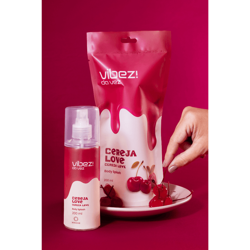 Kit 2 Body Splashes Vibez da Vez! Choco Cherry + Cereja Love-1789737958044